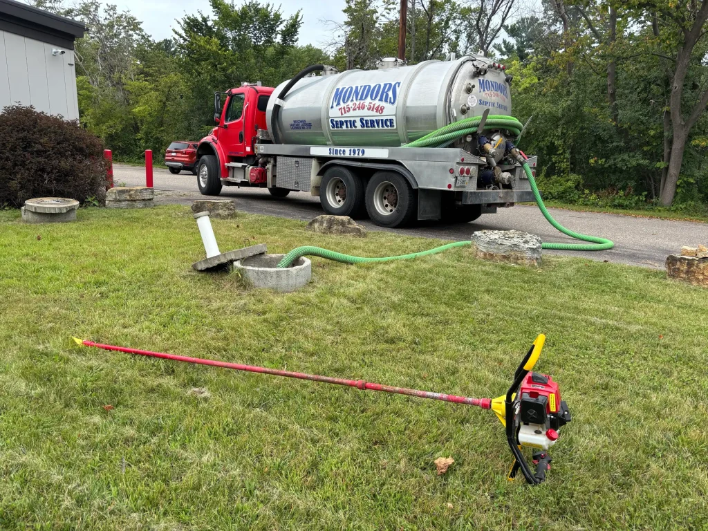 Don't Panic: Septic Tank Pumping vs. Full Replacement (A Cost Comparison That Will Change How You Think) 2 Licensed septic pumping truck servicing a residential property in Minnesota